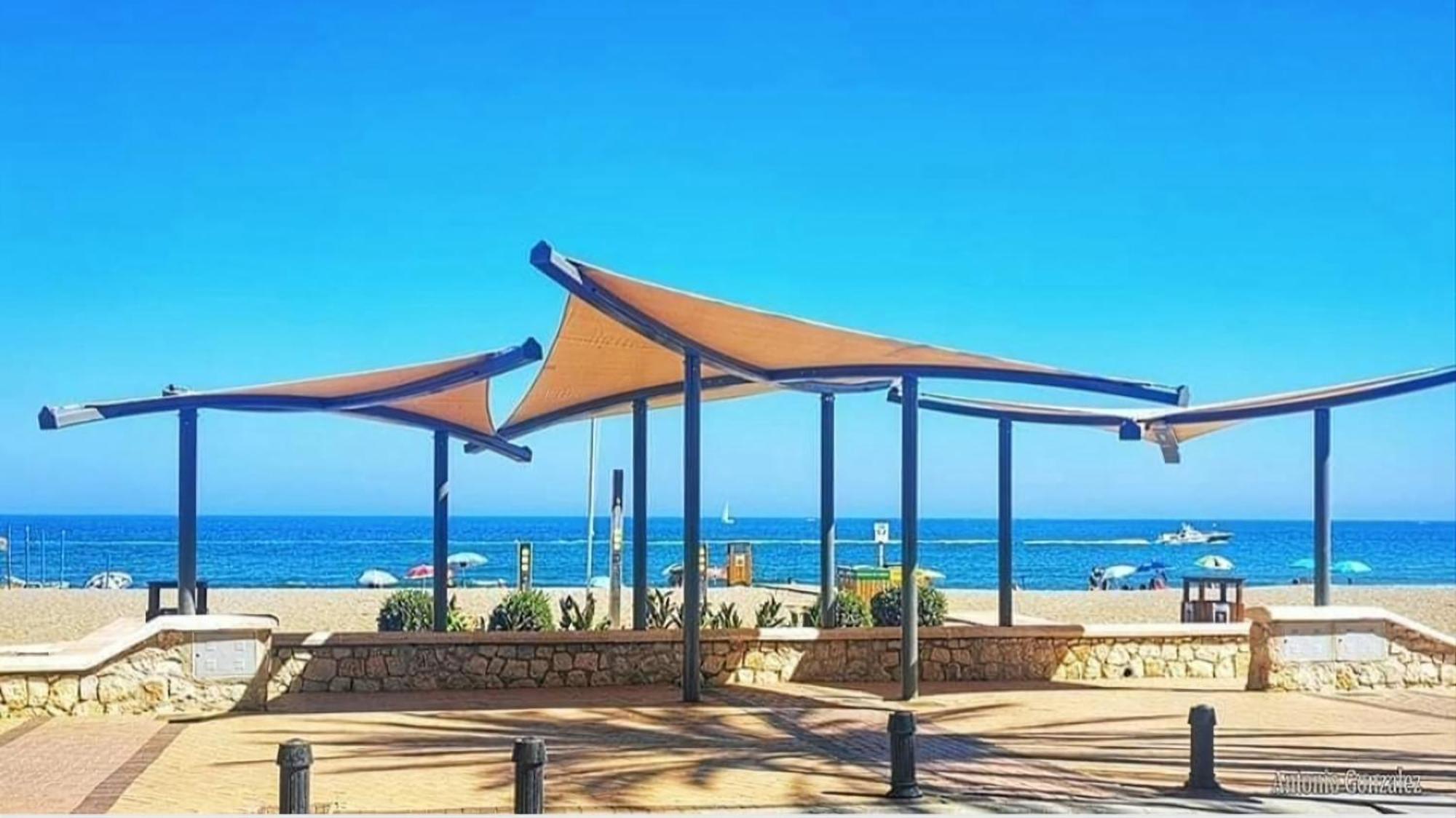 Luxury Beachfront Apartment With Pool, Sauna, Fitness And Gym In Province Malaga, Andalusia 미하스 외부 사진