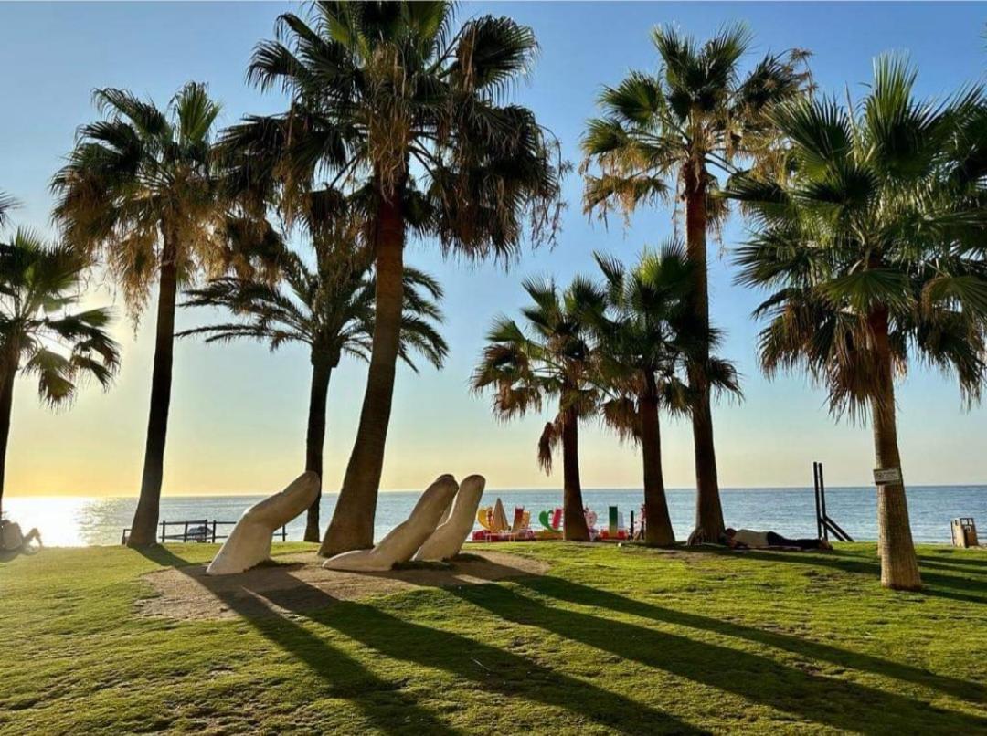 Luxury Beachfront Apartment With Pool, Sauna, Fitness And Gym In Province Malaga, Andalusia 미하스 외부 사진